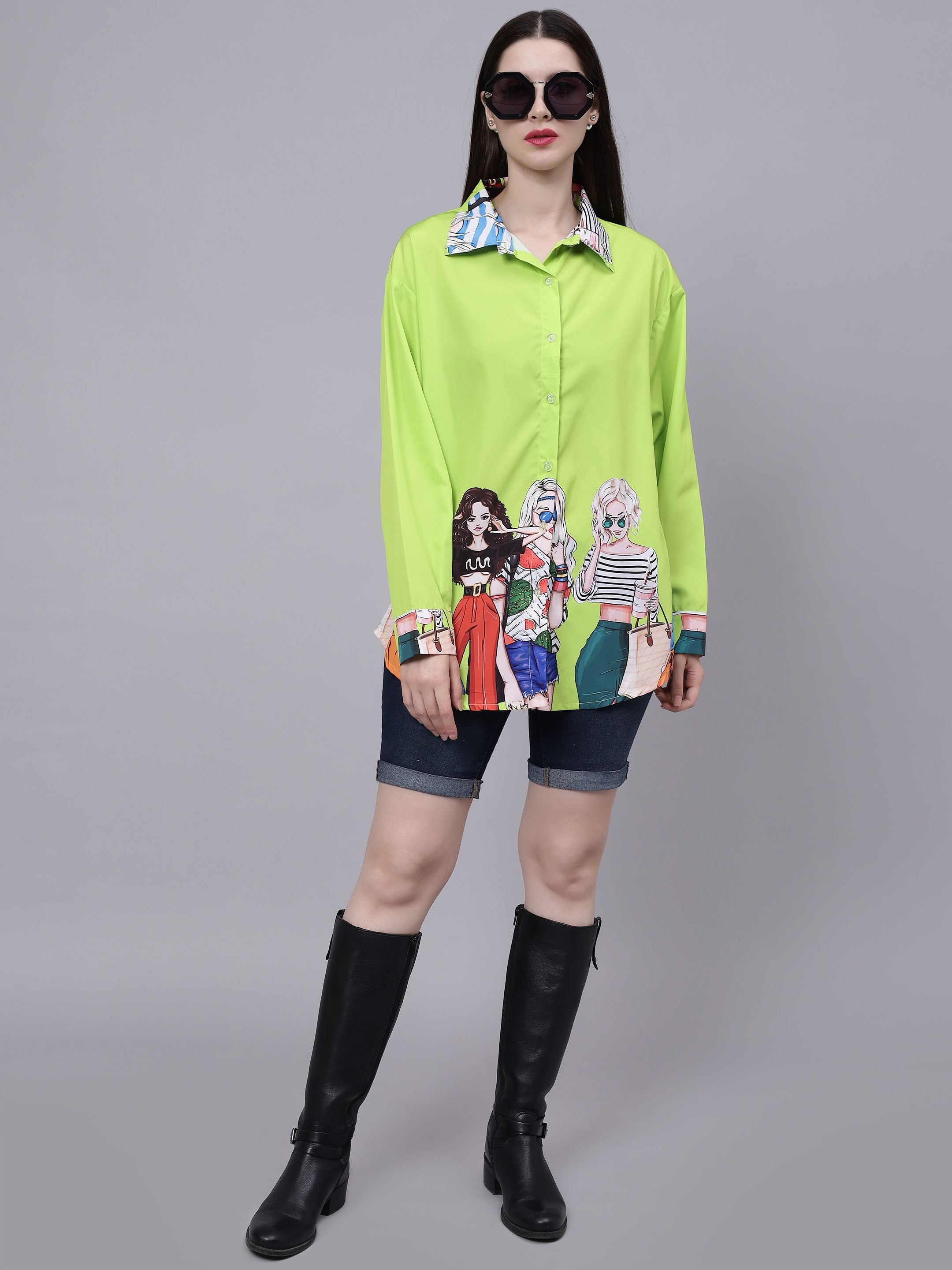 Holiday Girls Oversized Shirt