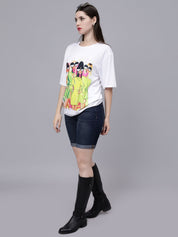 Girl Gang Graphic Oversized T- Shirt