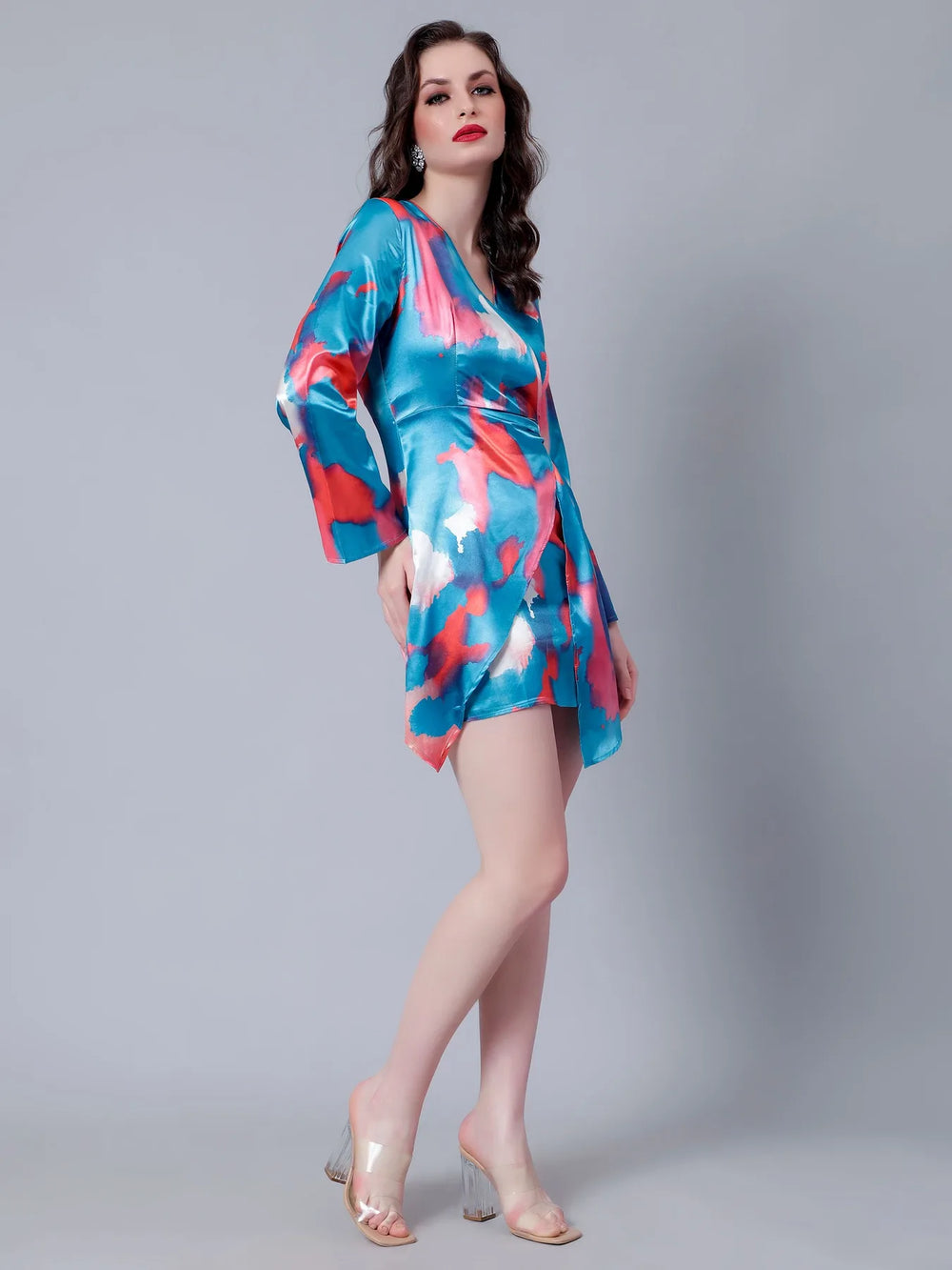 Hot Splash Satin Dress
