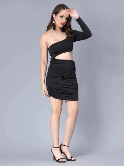 Sexy Hollow Out Short Dress