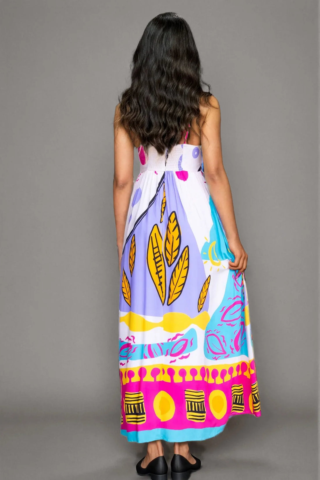 Printed Maxi Sundress