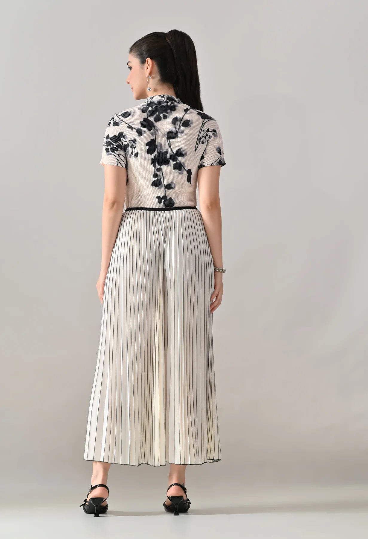 Textura Pleated Two-Piece Set