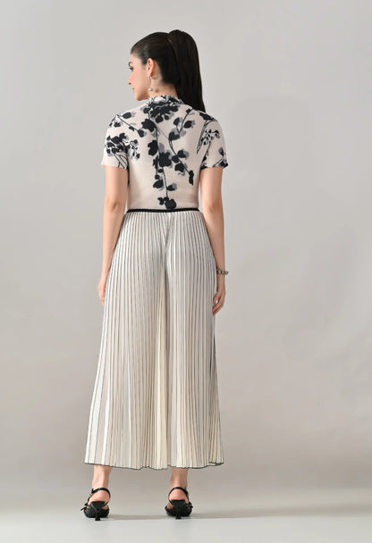 Textura Pleated Two-Piece Set