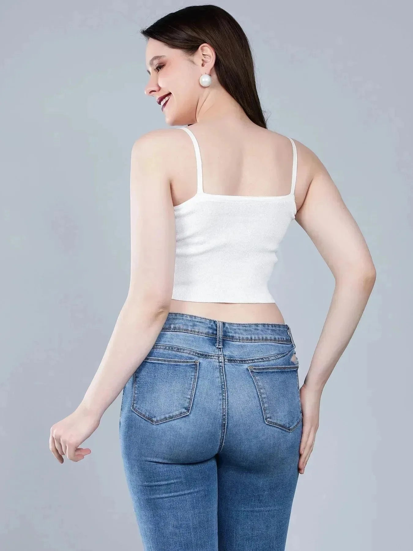 Floral Appliques Cami Top