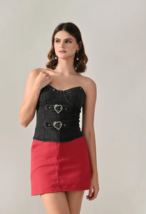 Denim Corset Top