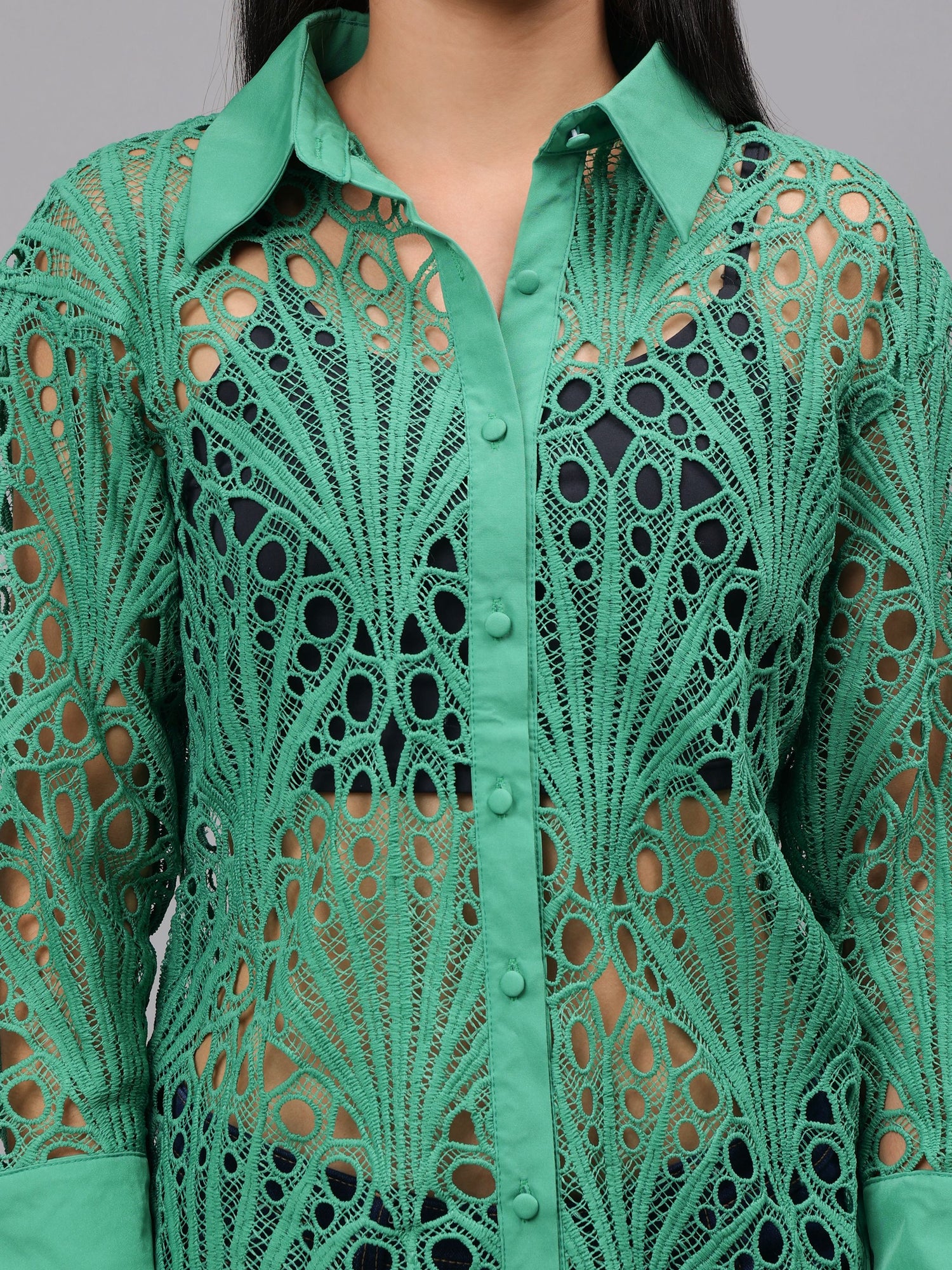 Lace Oversize Shirt