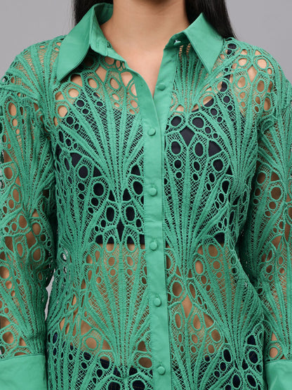Lace Oversize Shirt