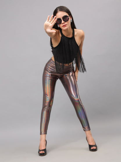 Metallic Shimmer Leggings