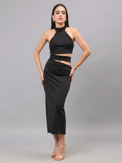 Cut Out Fitted Dress