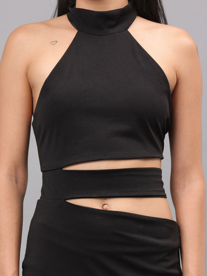 Cut Out Fitted Dress