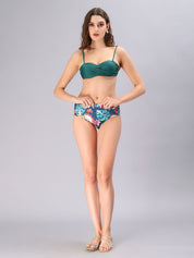 Tropical Printed Bikini Set