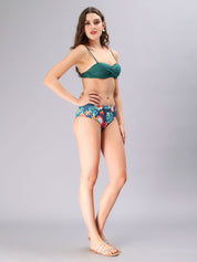 Tropical Printed Bikini Set