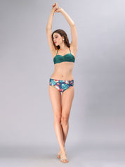 Tropical Printed Bikini Set