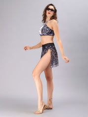 Cross Halter Neck Bikini Set
