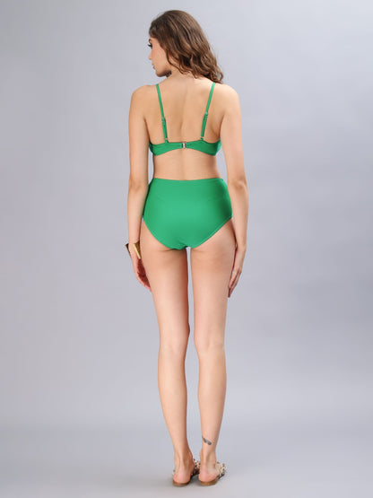 3D Flower Embellished Luxury Bikini