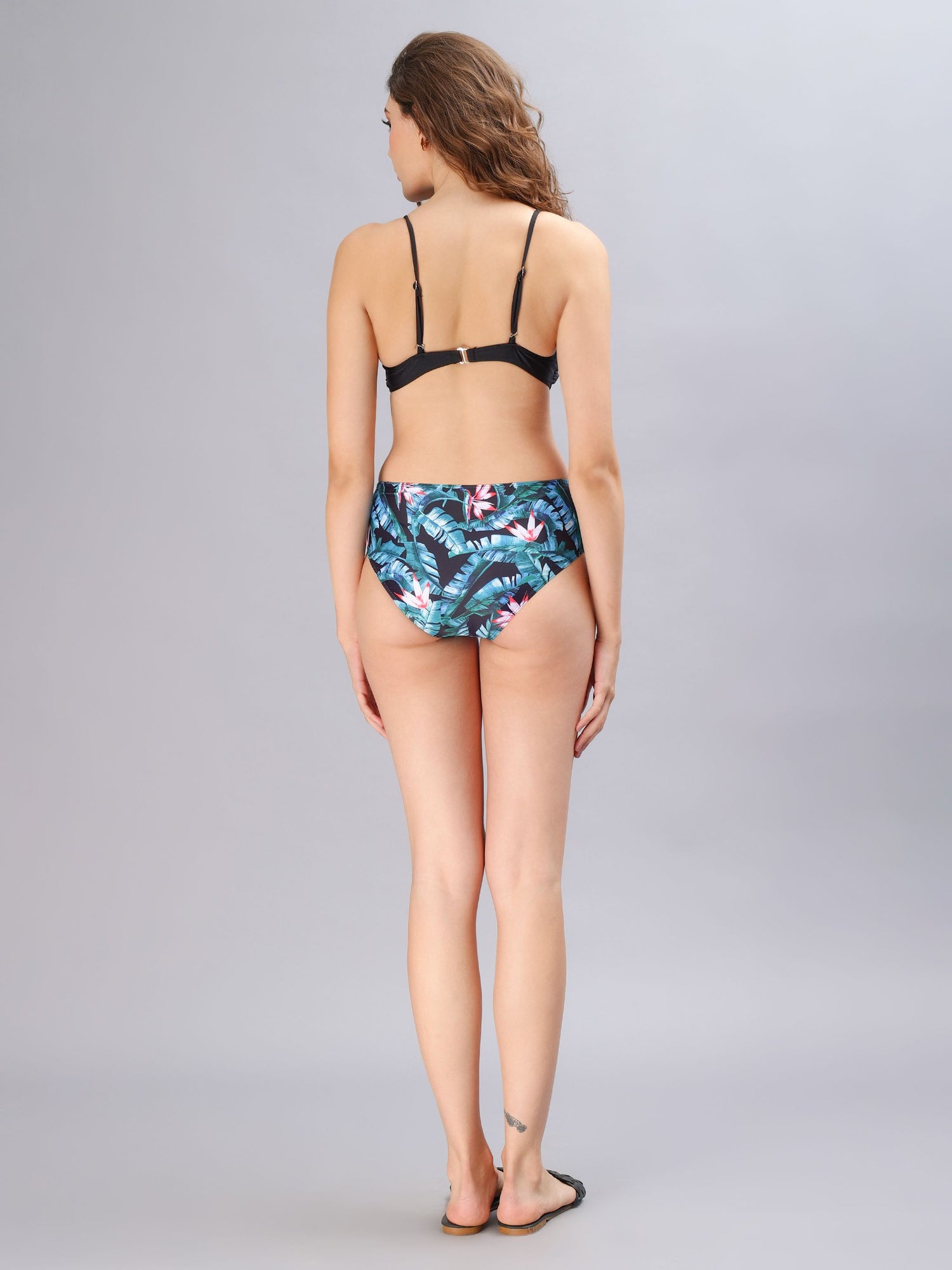 Tropical Printed Bikini Set