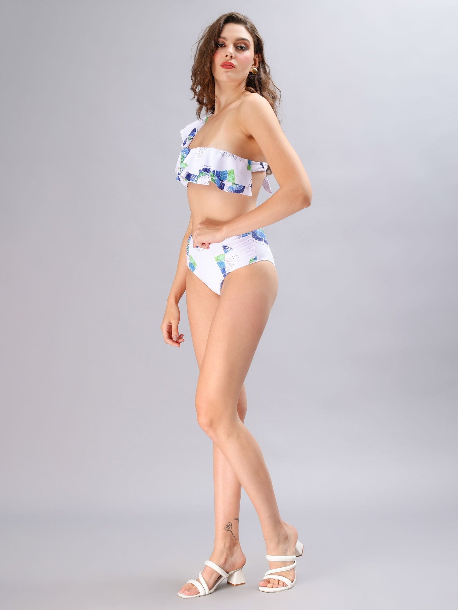 One Shoulder Bikini Set