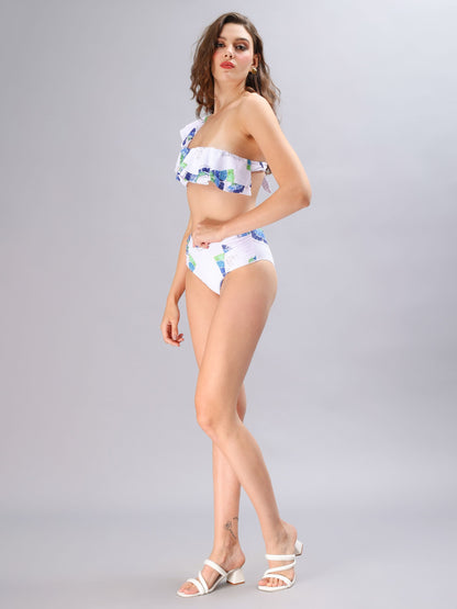 One Shoulder Bikini Set
