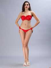 Bandeau 3D Bikini Set