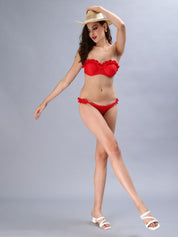Bandeau 3D Bikini Set