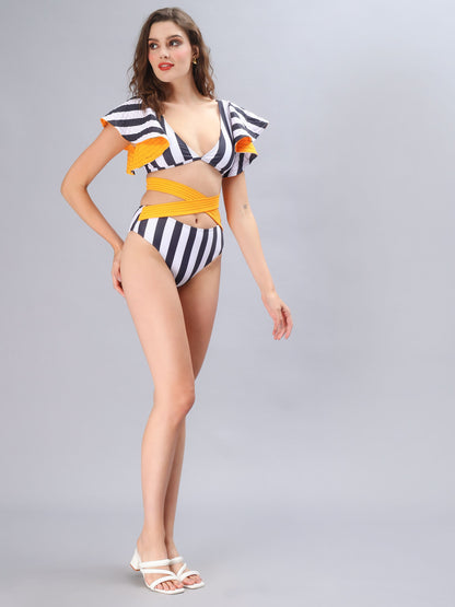 Orange Hues Bikini Set