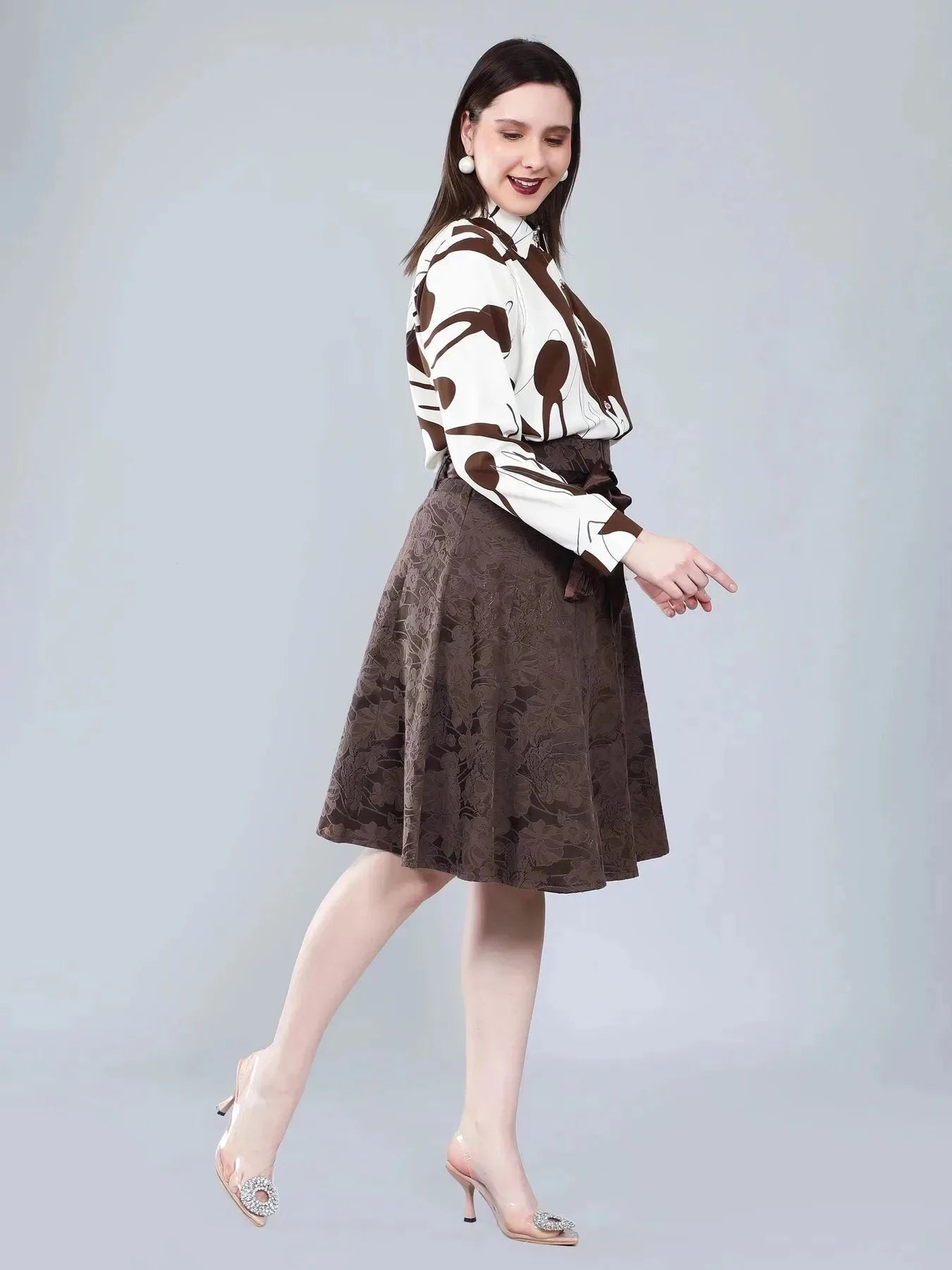 Vortex Print French Shirt