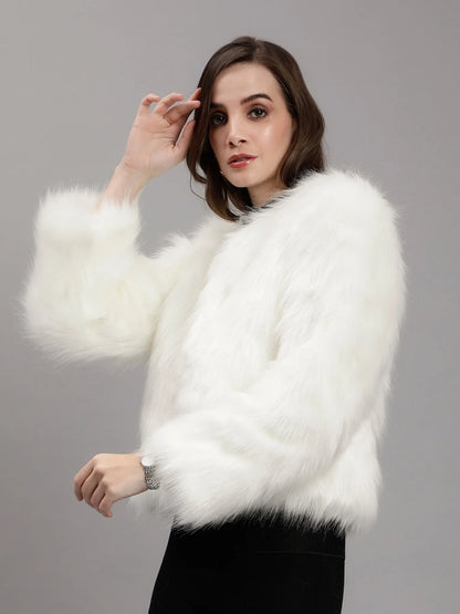 Luxurious Faux Fur Coat