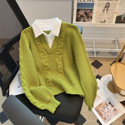 Cable Knit Woolen Cardigan