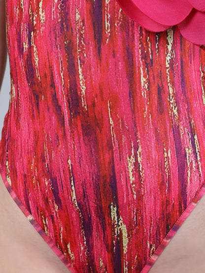 3D Flower Detailed Monokini