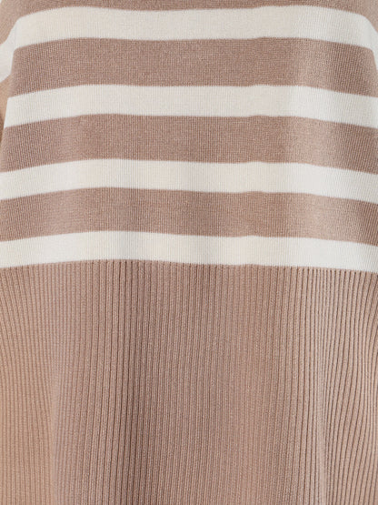 Striped Knitted Two Piece Set