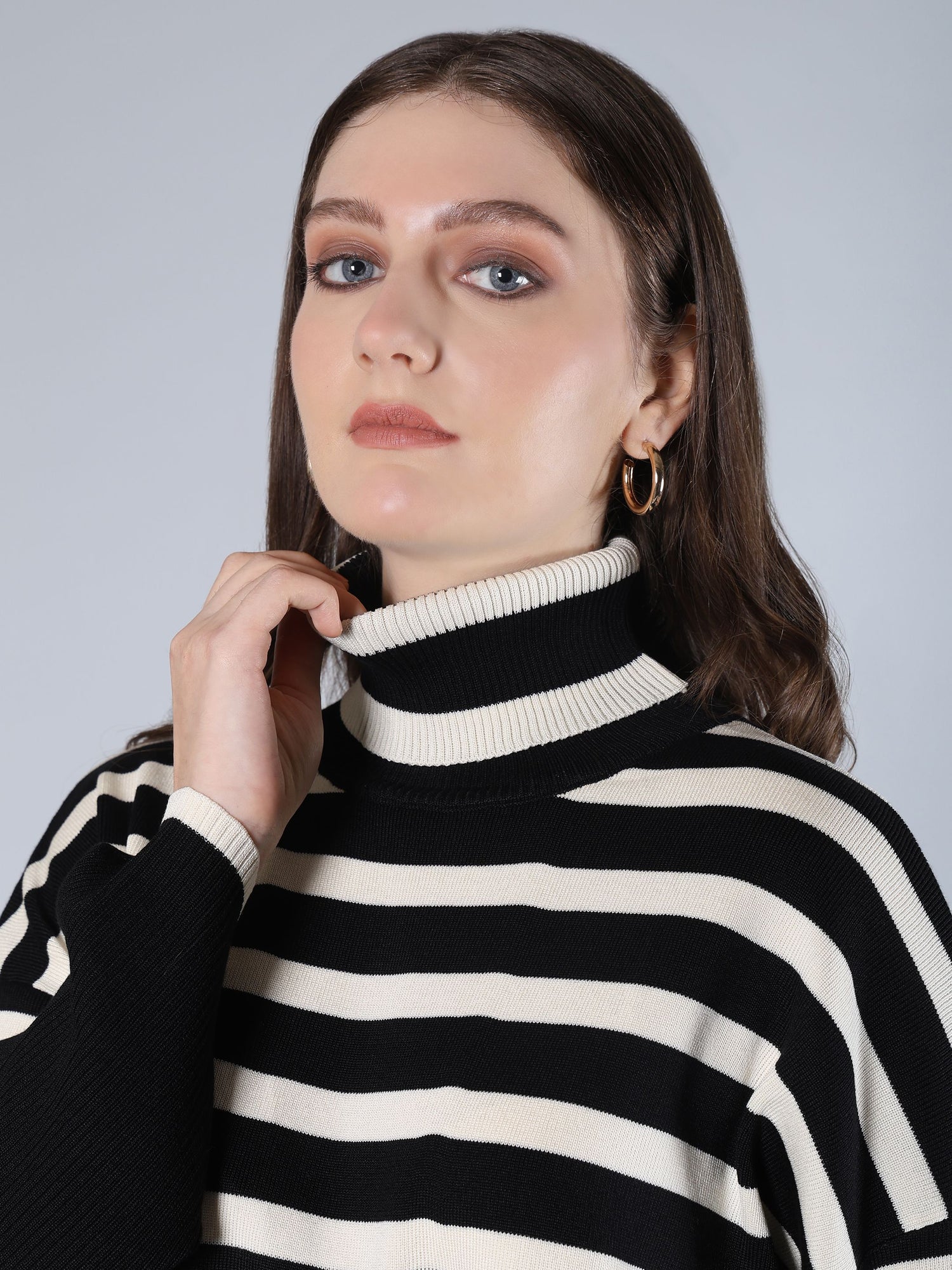 Striped Knitted Two Piece Set