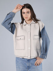 Contrast Stitch Jacket
