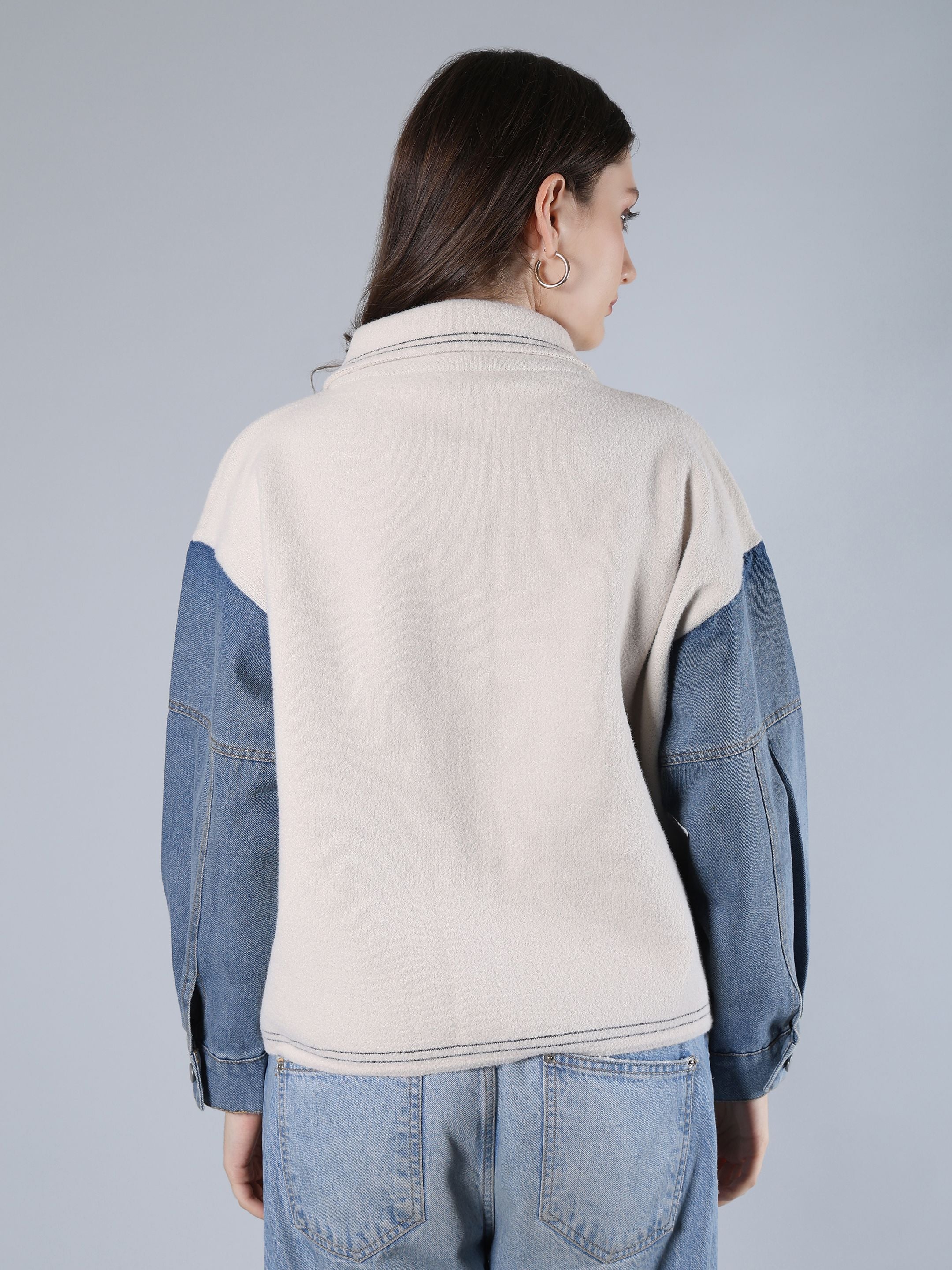 Contrast Stitch Jacket