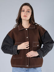 Contrast Stitch Jacket