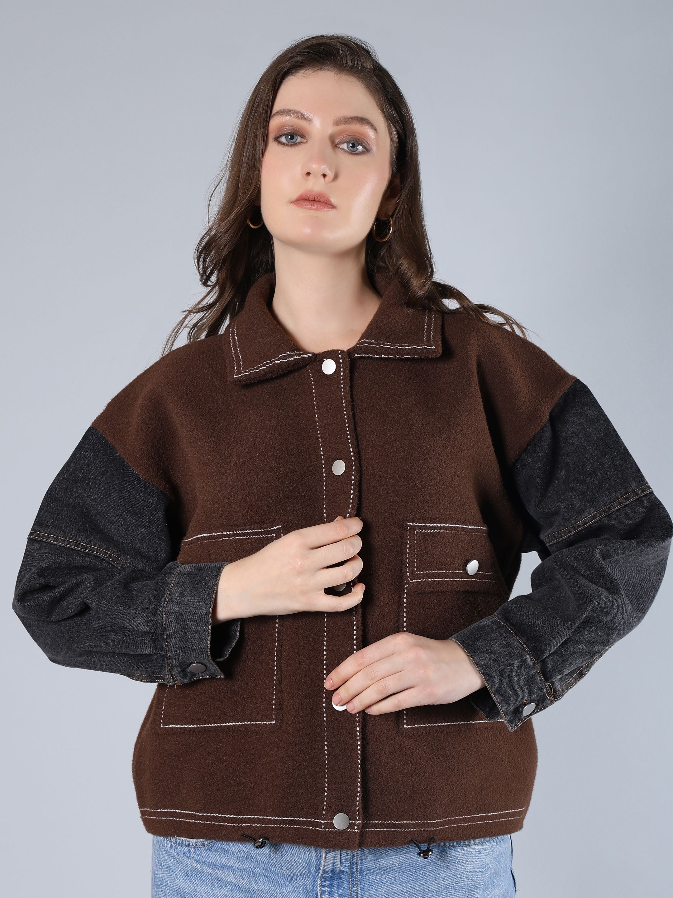 Contrast Stitch Jacket
