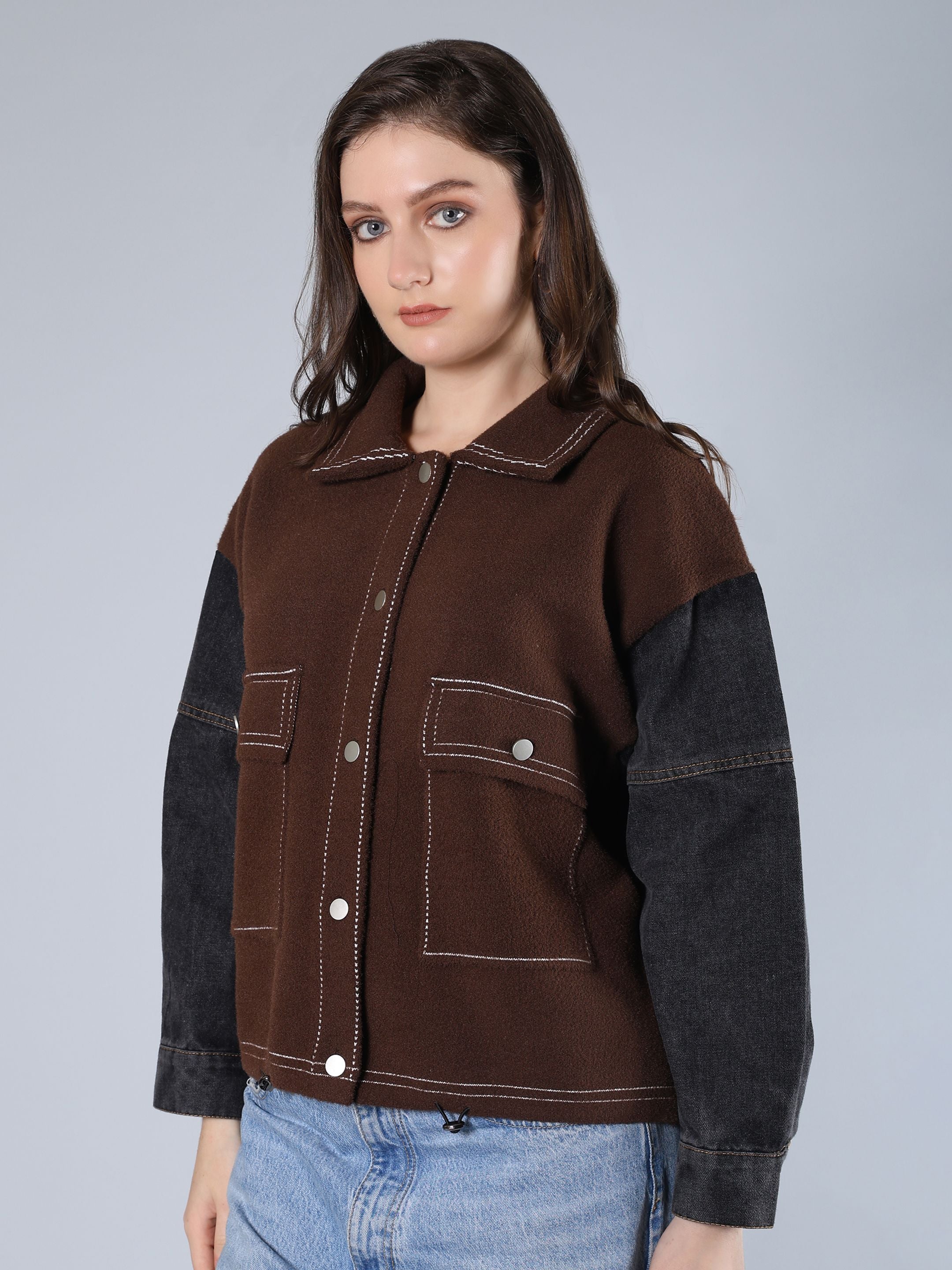 Contrast Stitch Jacket