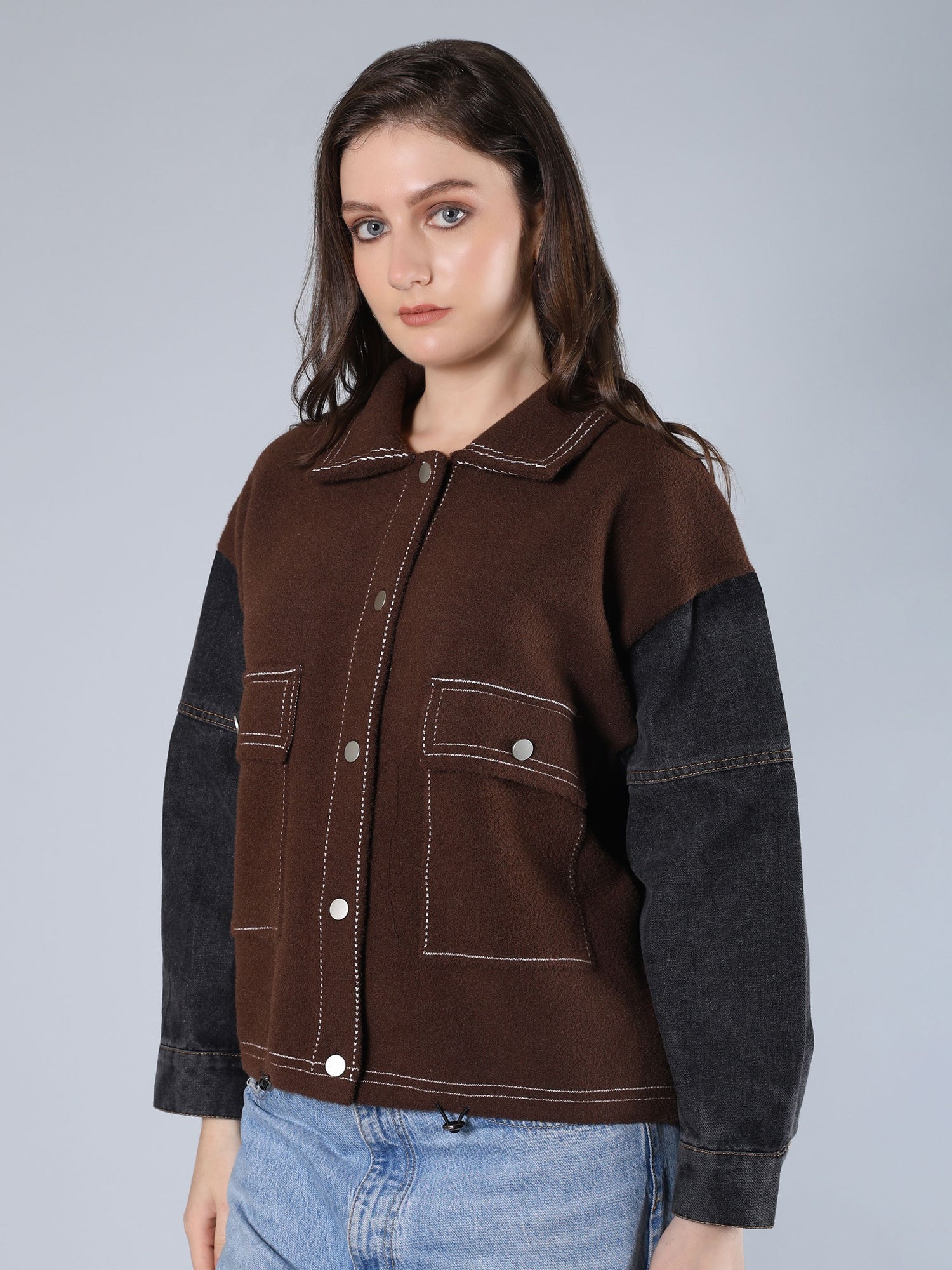 Contrast Stitch Jacket