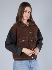 Contrast Stitch Jacket