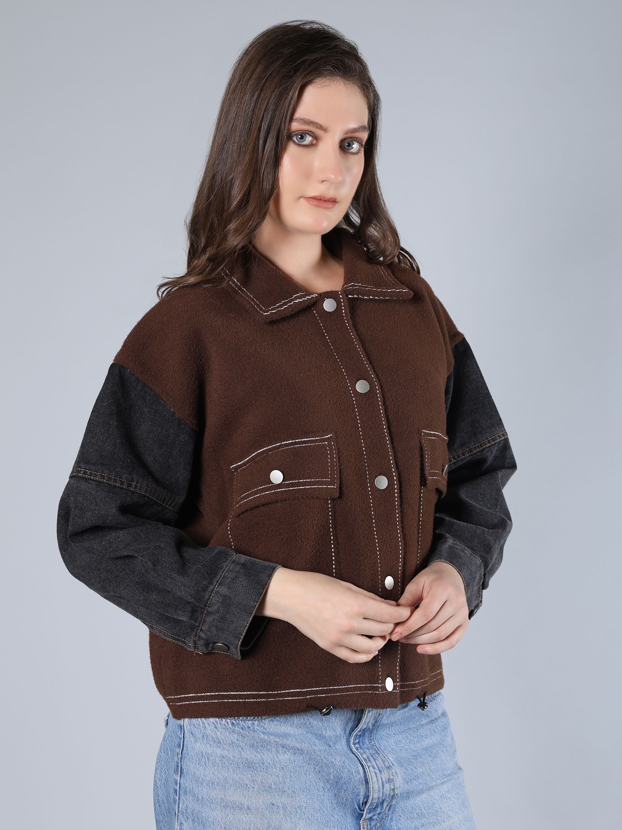 Contrast Stitch Jacket