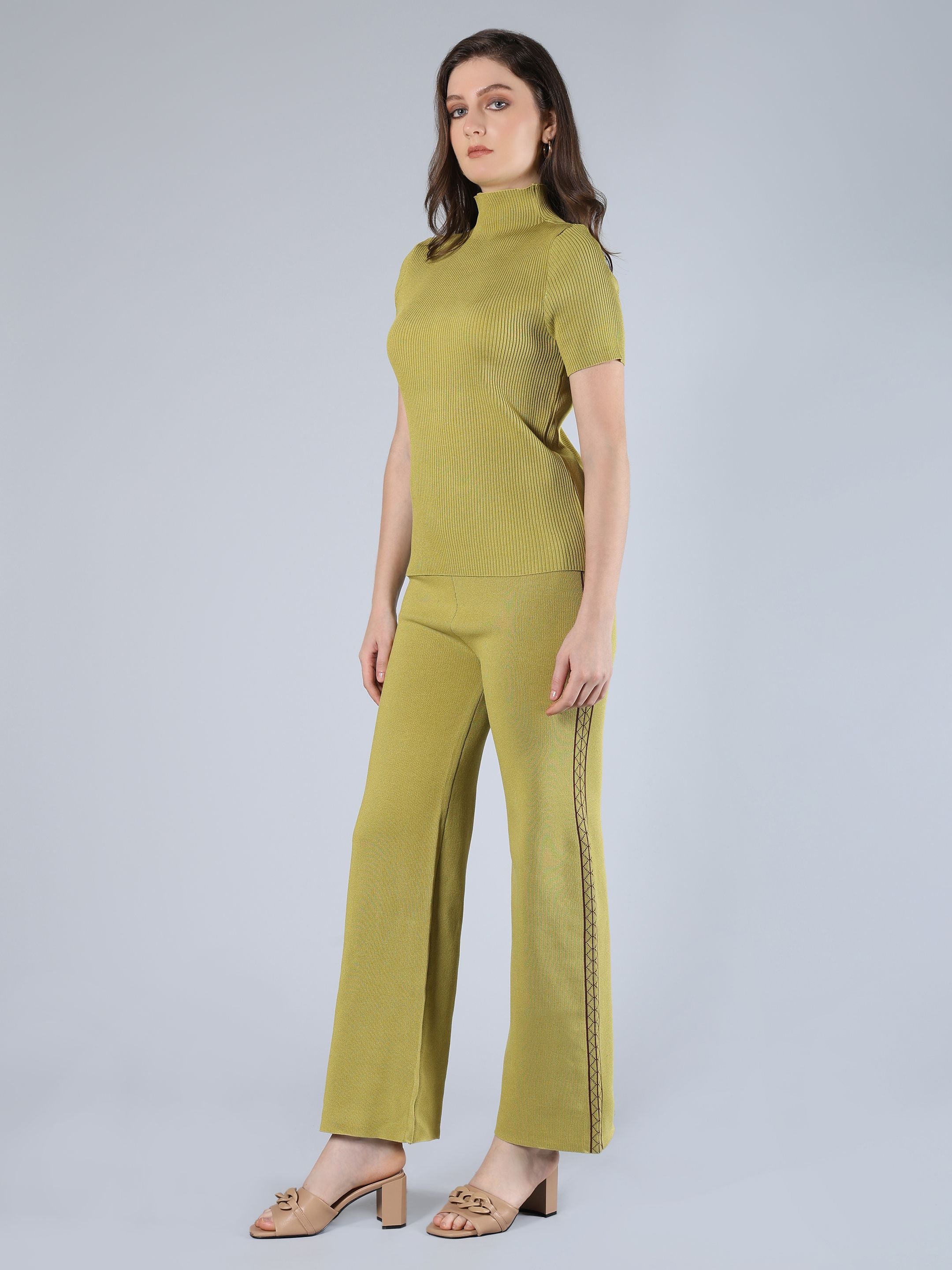 Warm Knitted Three Piece Set