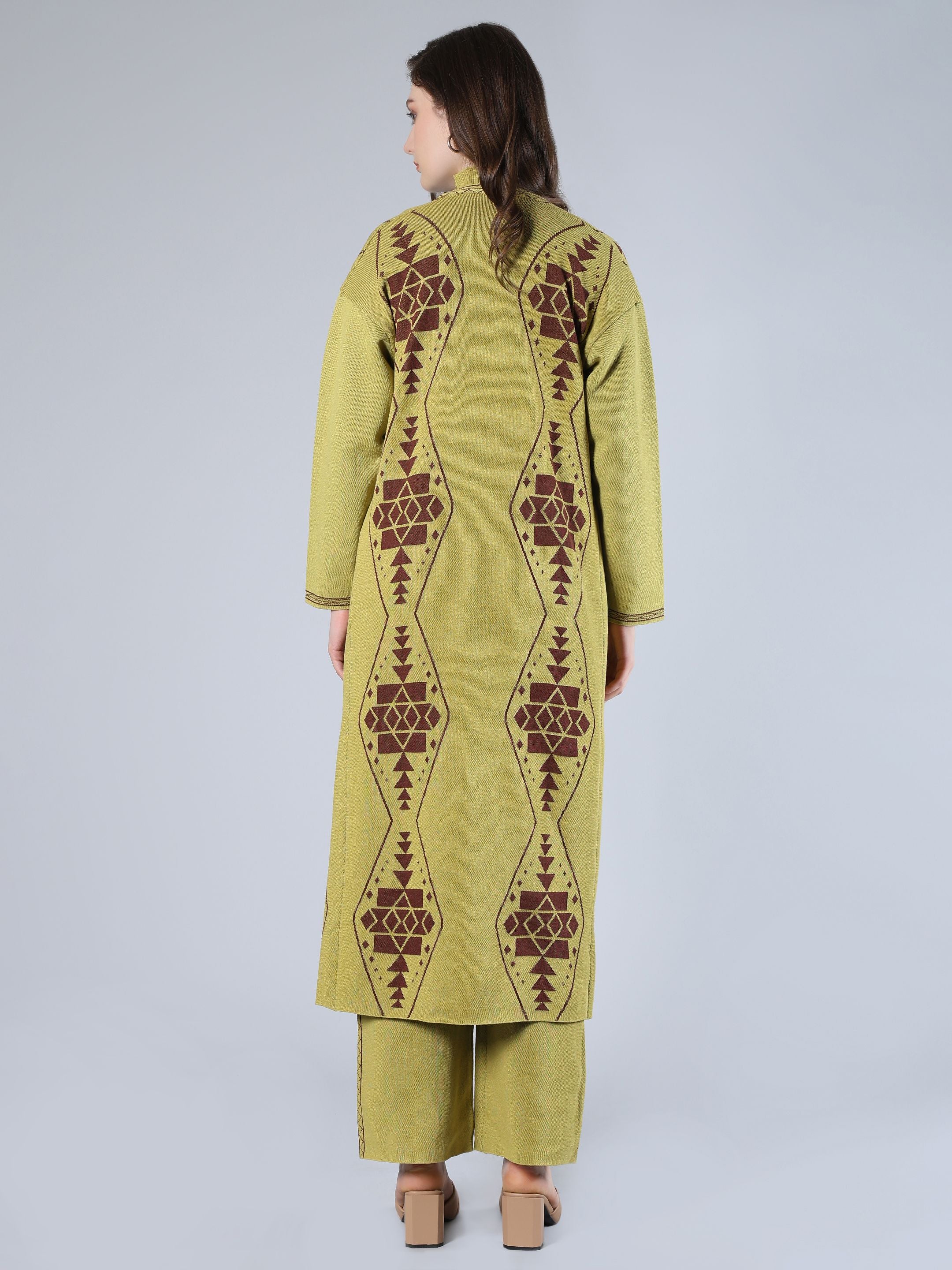 Warm Knitted Three Piece Set