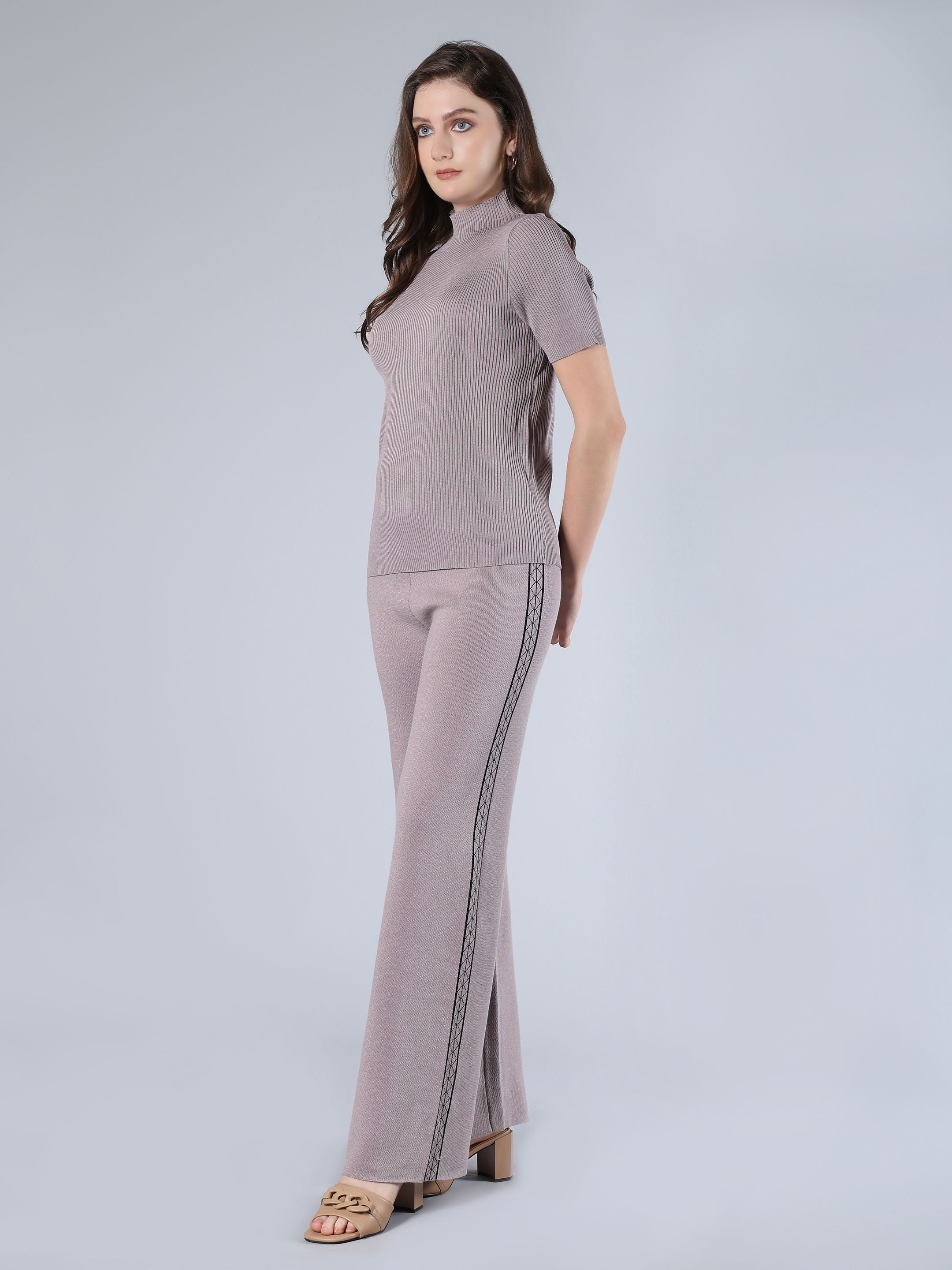 Warm Knitted Three Piece Set