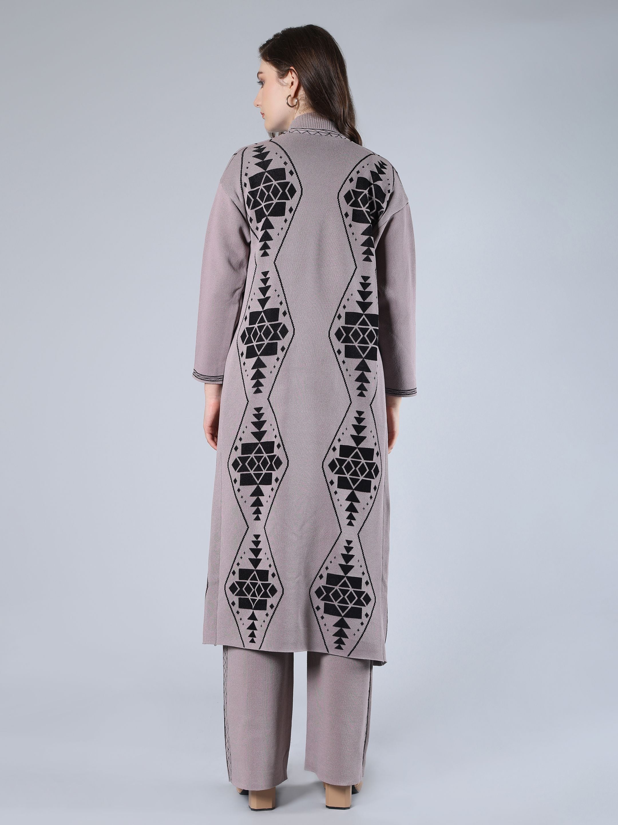 Warm Knitted Three Piece Set