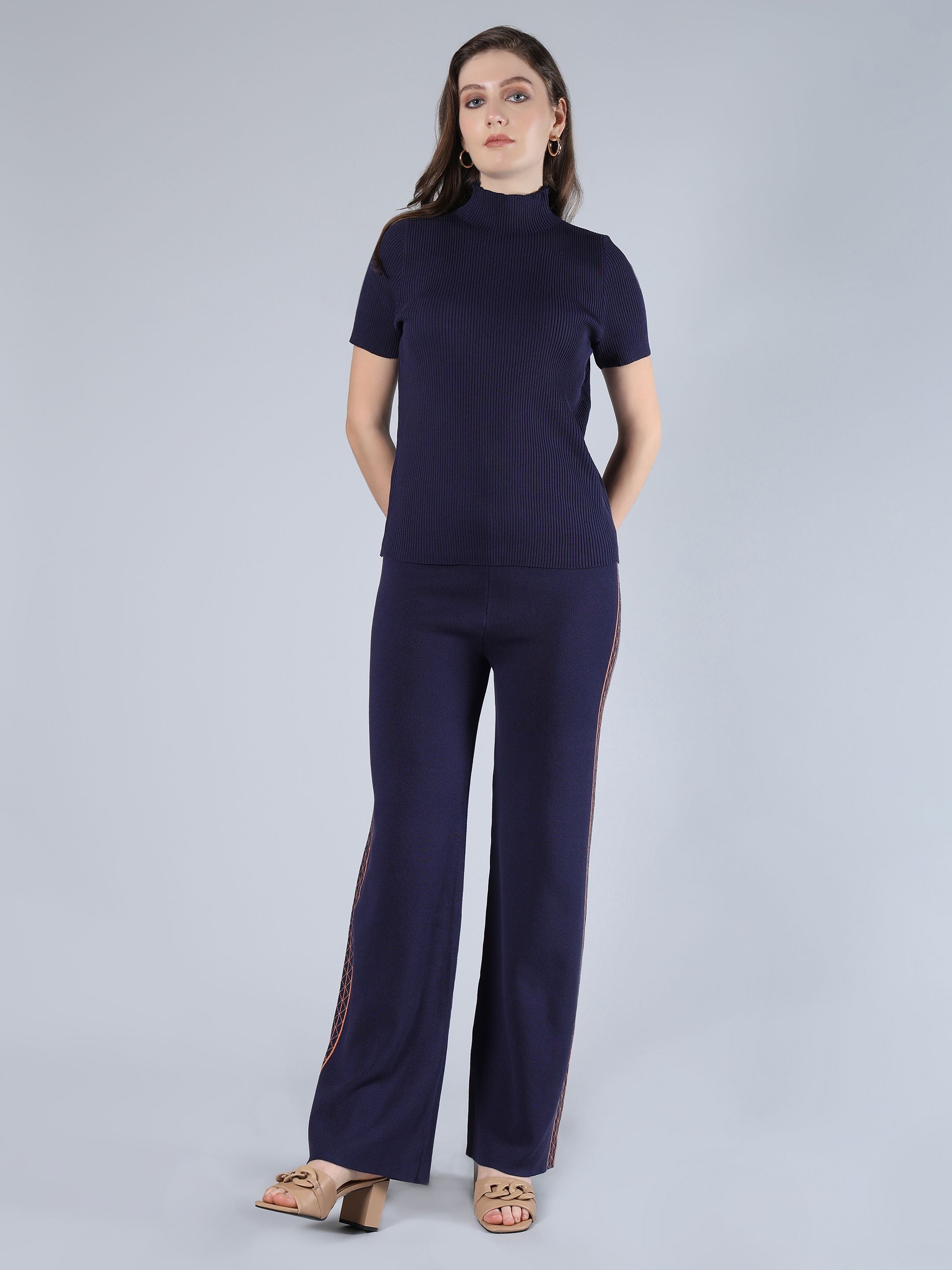 Warm Knitted Three Piece Set