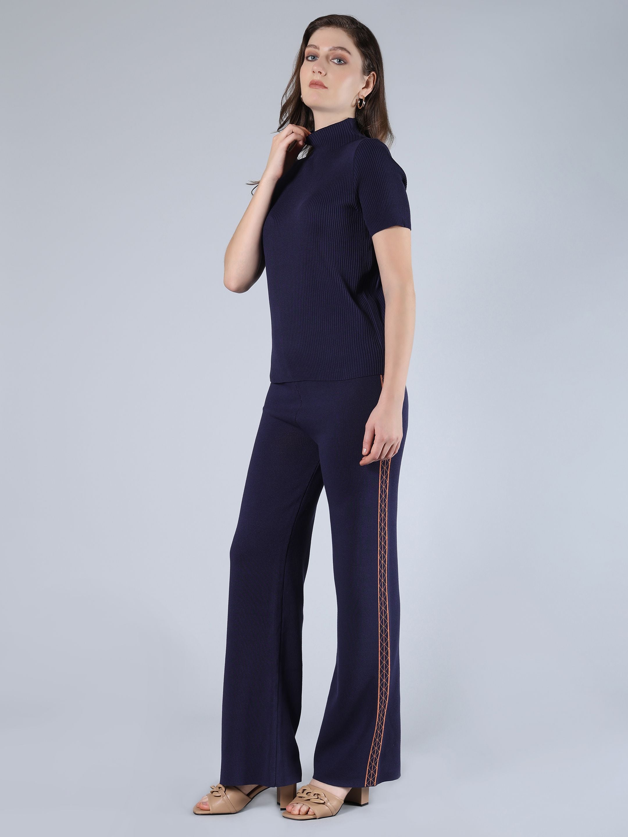 Warm Knitted Three Piece Set