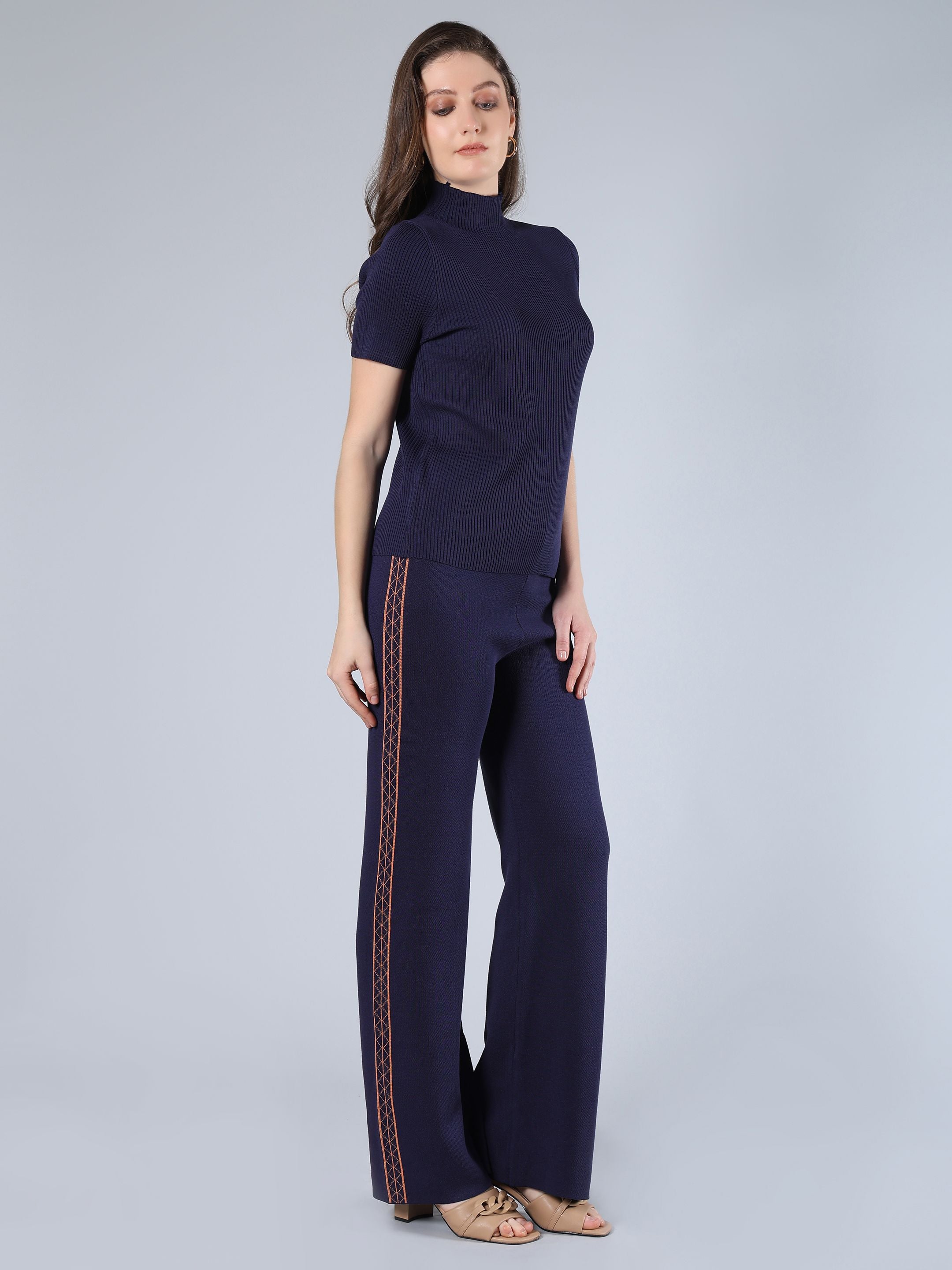 Warm Knitted Three Piece Set