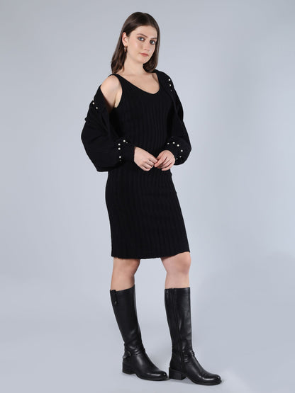Knitted Two Piece Dress Set