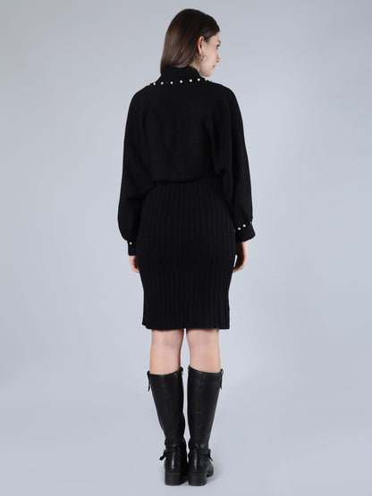 Knitted Two Piece Dress Set