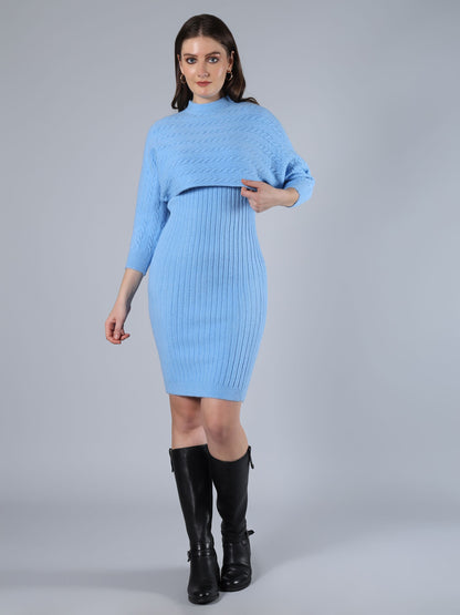 Knitted Two Piece Dress Set