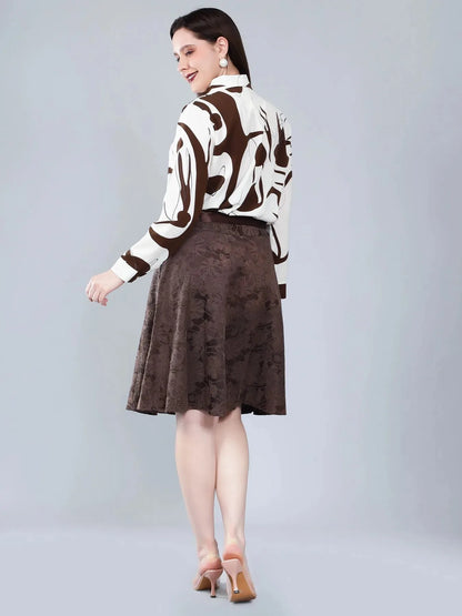 Vortex Print French Shirt